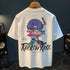 Premium Men's Short Sleeve T-Shirt – 2025 Trendy Embroidered & Printed Casual Top, Breathable & Elastic